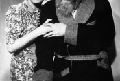 Elżbieta Barszczewska i Kazimierz Junosza-Stępowski w filmie &bdquo;Profesor Wilczur", źr&oacute;dło: Fototeka FN